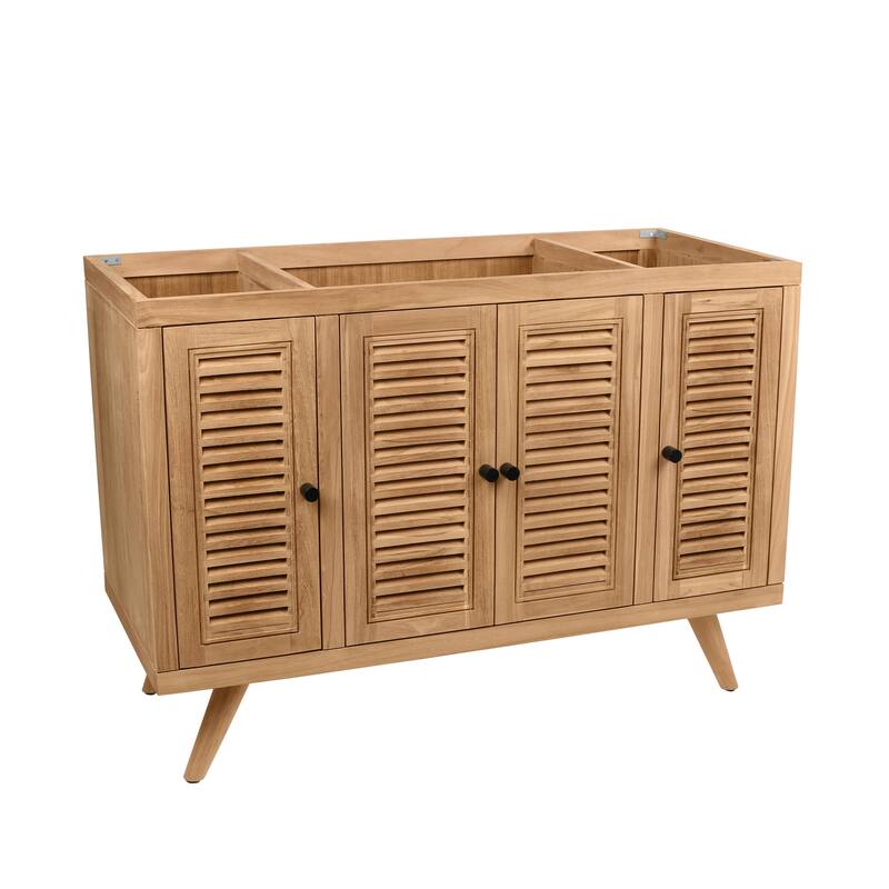 Avanity Harper 48 in. Vanity Only in Natural Teak