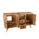 preview thumbnail 3 of 2, Avanity Harper 60 in. Vanity Only in Natural Teak