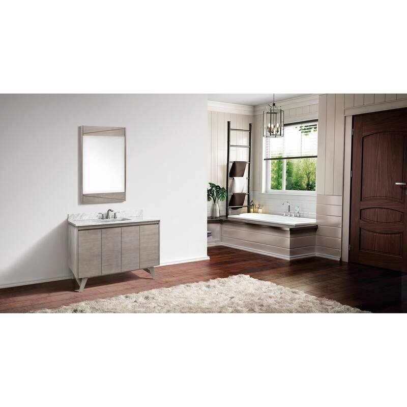 Avanity Coventry 49 in. Vanity Combo with Carrera White Marble Top