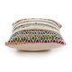LR Home White Chevron Striped Multi Throw Pillow 18 inch - Thumbnail 1