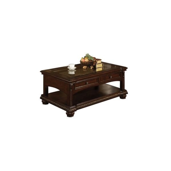 Majestic Sofa Table With 2 Drawers Cherry Brown Free Majestic Sofa Table With 2 Drawers Cherry Brown Free Shipping Today 21837048