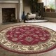 preview thumbnail 14 of 18, Admire Home Living Artisan Traditional Oriental Scroll Pattern Area Rug