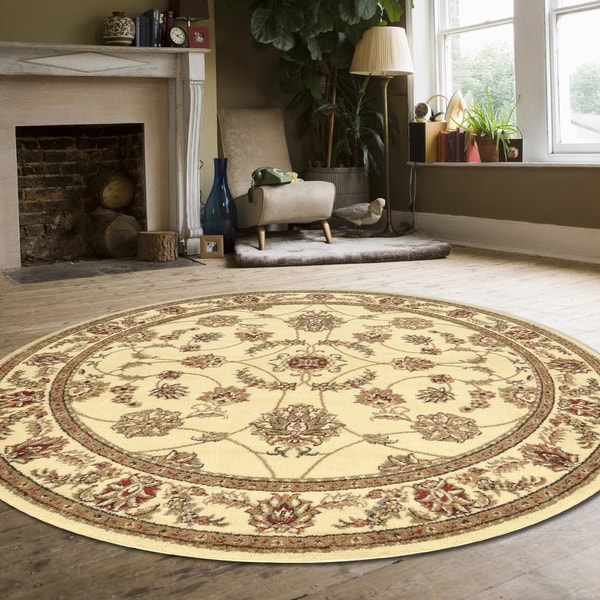 Amalfi Flora Area Rug By Admire Home Living - 5'3" Round
