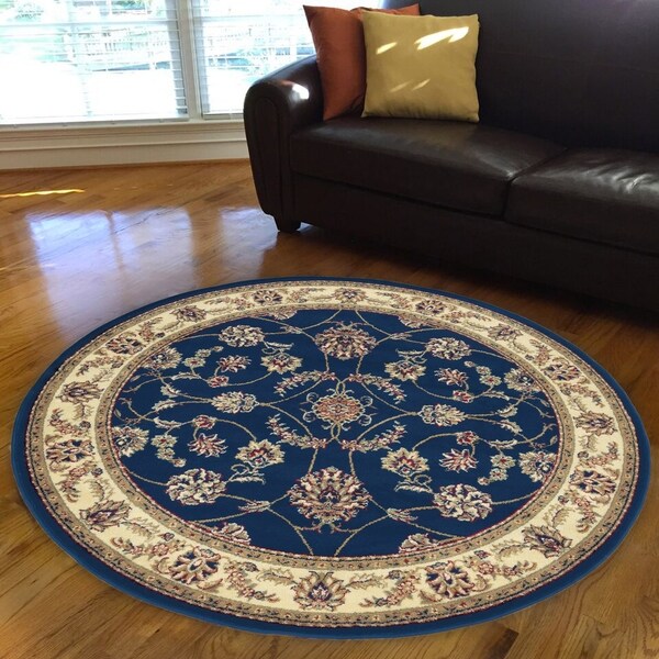 Amalfi Flora Area Rug - 5'3" Round