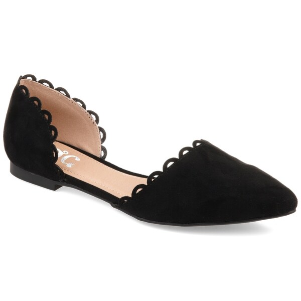 womens black flat shoes size 7