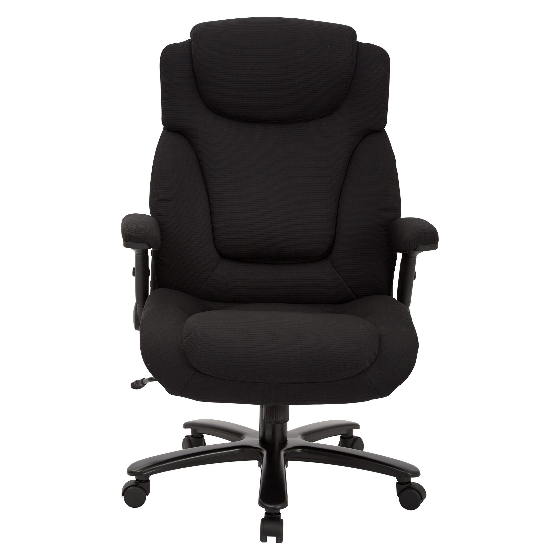 black fabric computer chair