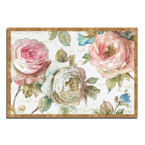 Poeme D Amour Ii By Lisa Audit Framed Painting Print Ready Poeme D Amour Ii By Lisa Audit Framed Painting Print Ready To Hang Free Shipping Today 21852320