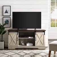 The Gray Barn Wind Gap 58" Sliding Barn Door TV Console