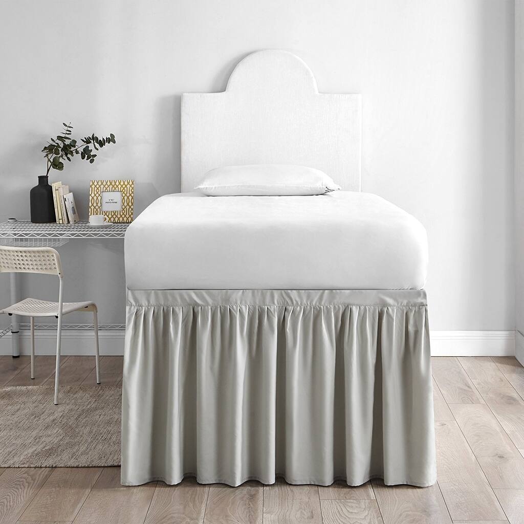 Twin XL 30-inch Drop 3 Panel Bed Skirt