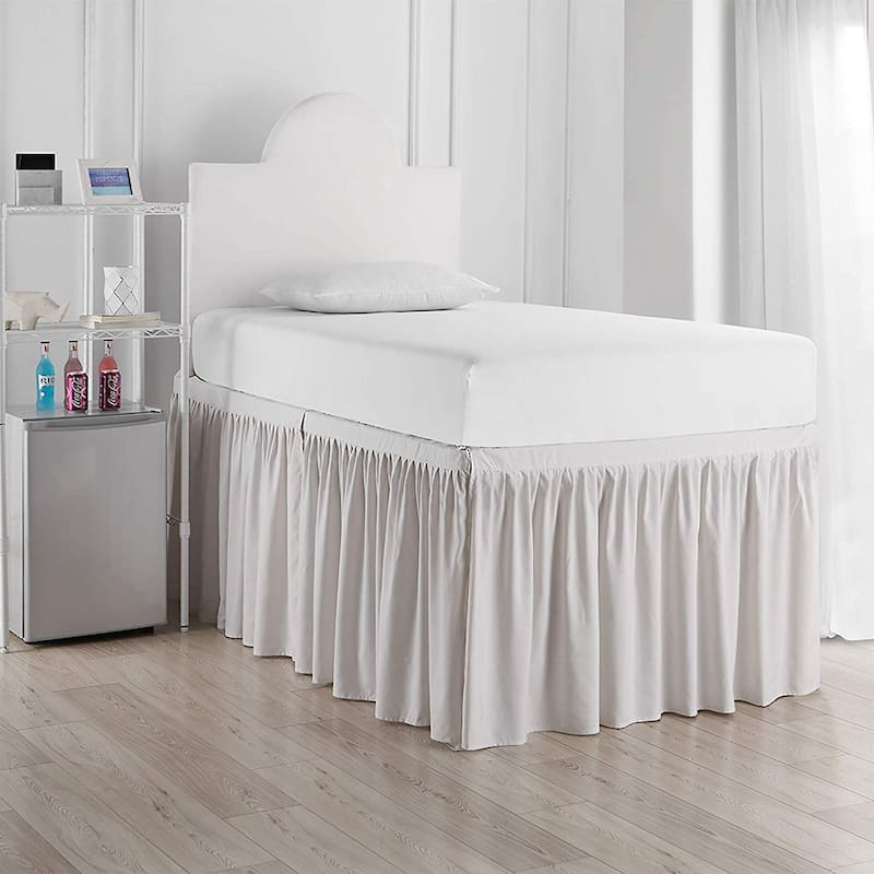 Twin XL 30-inch Drop 3 Panel Bed Skirt