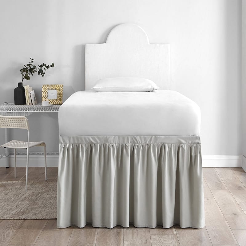 Twin XL 30-inch Drop 3 Panel Bed Skirt