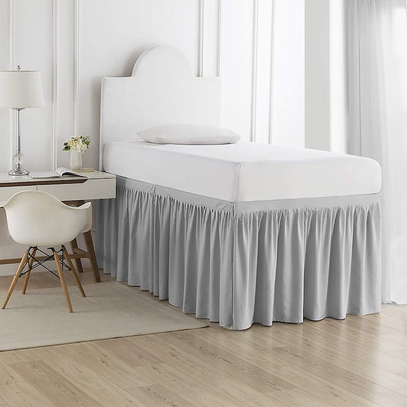 Twin XL 30-inch Drop 3 Panel Bed Skirt