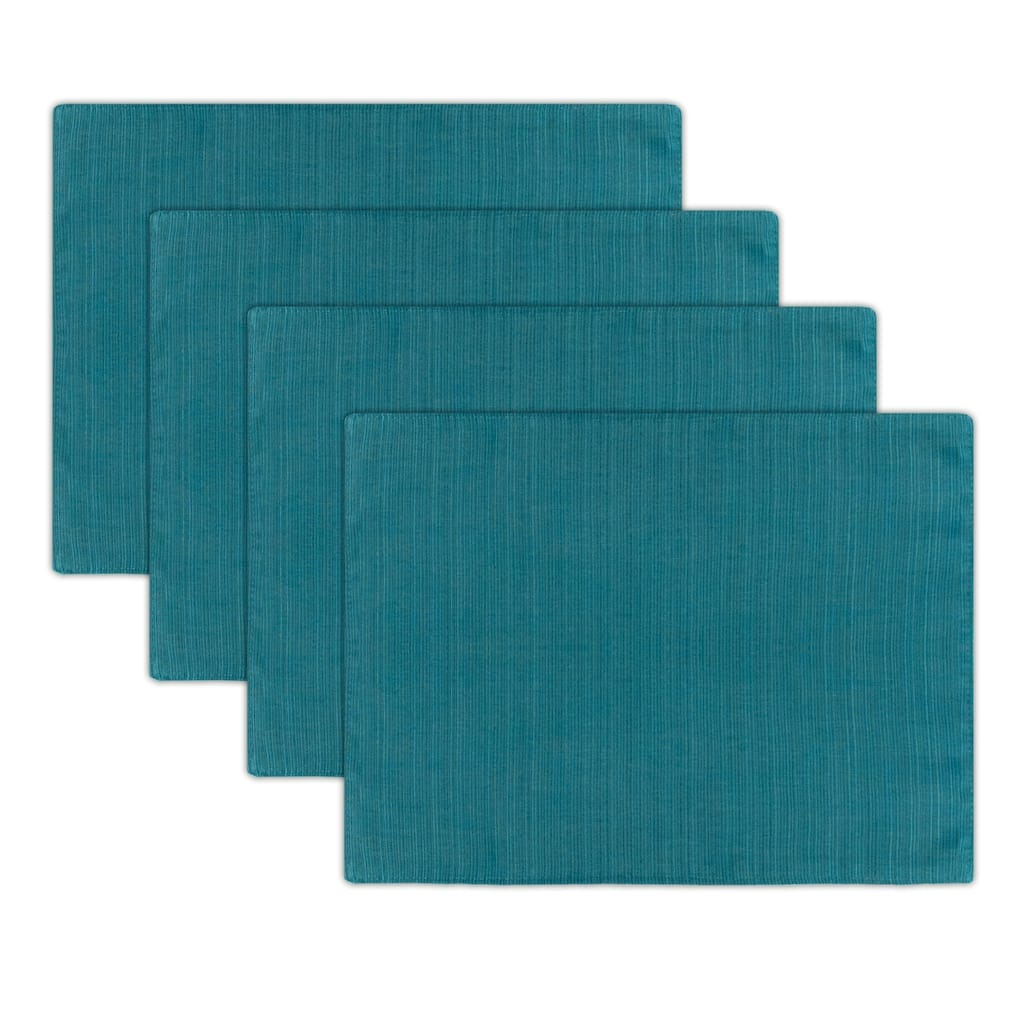Austin Horn Classics Sunbrella Dupione Deepsea Reversible Placemat (set of 4) - 18 x 12.5