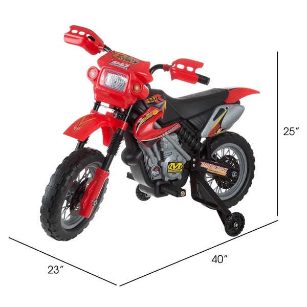 12 volt dirt bike with training wheels