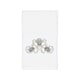 preview thumbnail 5 of 3, Authentic Hotel and Spa Turkish Cotton Shells Embroidered White 3-piece Towel Set