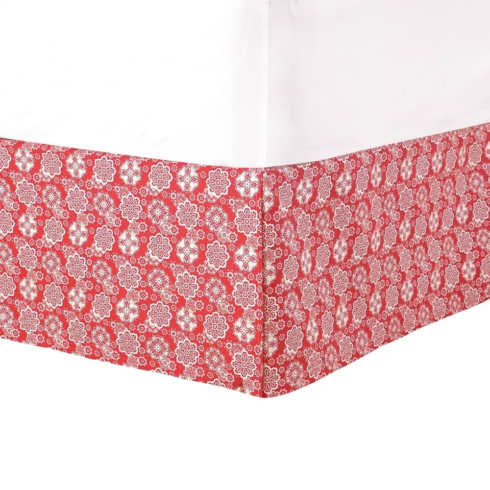 Winter Bird Bedskirt by Laurel and Mayfair