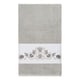 preview thumbnail 2 of 3, Authentic Hotel and Spa Turkish Cotton Shells Embroidered Light Grey 4-piece Towel Set