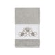 preview thumbnail 4 of 3, Authentic Hotel and Spa Turkish Cotton Shells Embroidered Light Grey 4-piece Towel Set