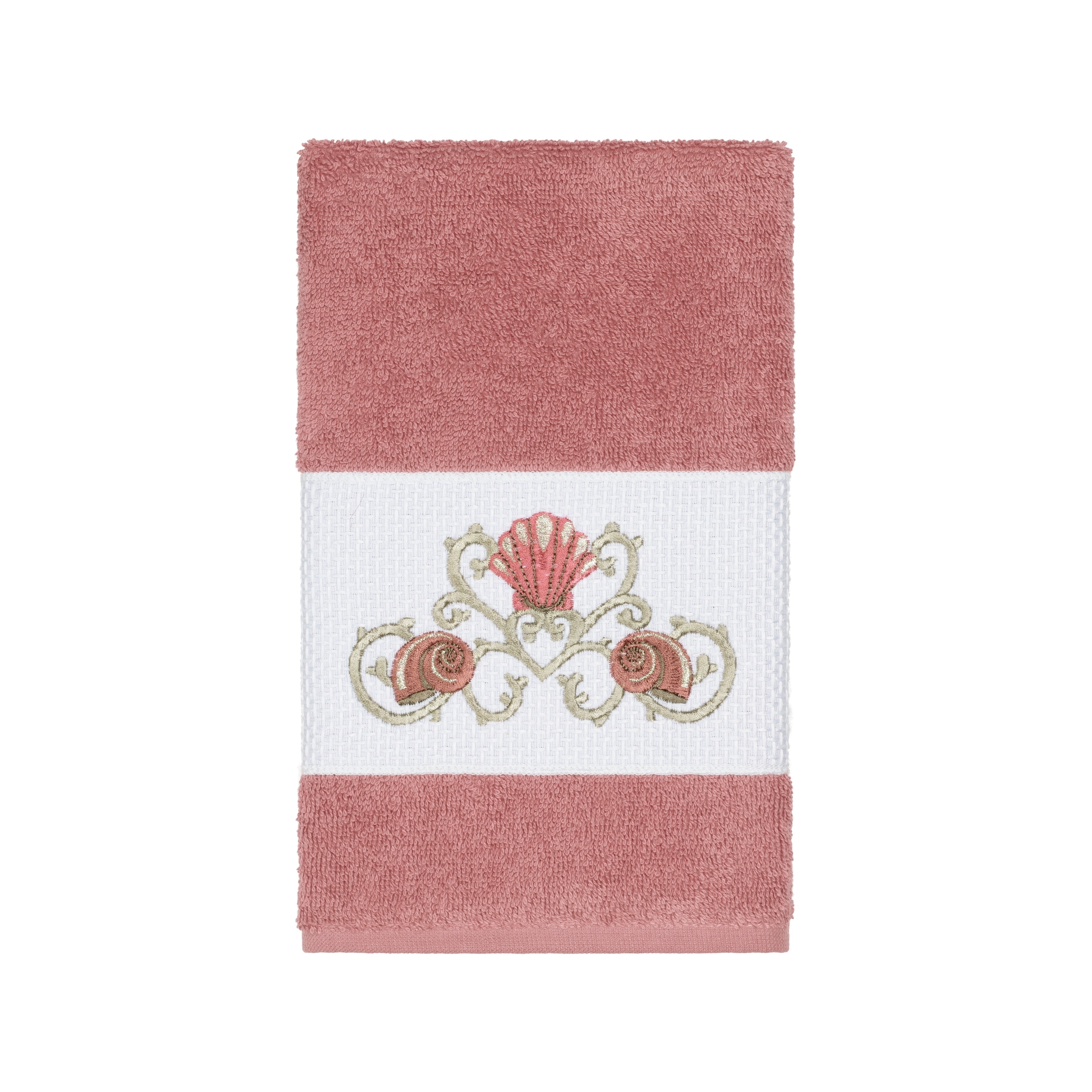 Blush Turkish Spa Collection 6-pc Cotton Towel Set - Laural Home