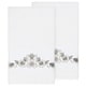preview thumbnail 1 of 0, Authentic Hotel and Spa Turkish Cotton Shells Embroidered White 2-piece Bath Towel Set