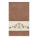 preview thumbnail 2 of 5, Authentic Hotel and Spa Turkish Cotton Shells Embroidered Latte Brown 3-piece Towel Set