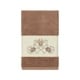 preview thumbnail 4 of 5, Authentic Hotel and Spa Turkish Cotton Shells Embroidered Latte Brown 3-piece Towel Set