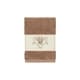 preview thumbnail 6 of 5, Authentic Hotel and Spa Turkish Cotton Shells Embroidered Latte Brown 3-piece Towel Set