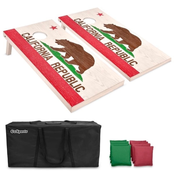 Gosports California Regulation Size Wooden Set Gosports California Regulation Size Wooden Set Flag Design With Bags