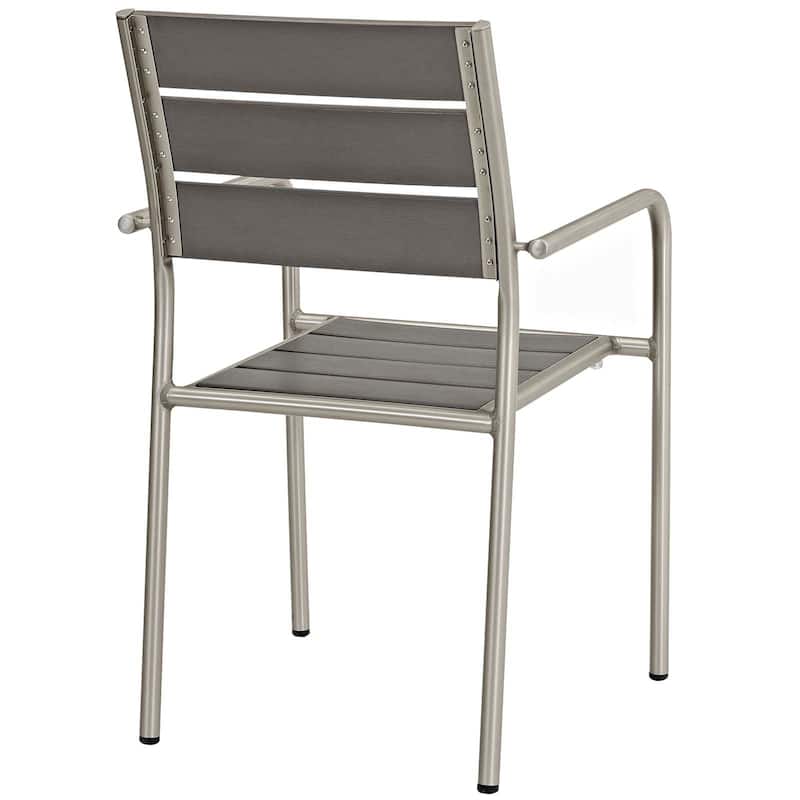 Shore 5 Piece Outdoor Patio Aluminum Outdoor Dining Set
