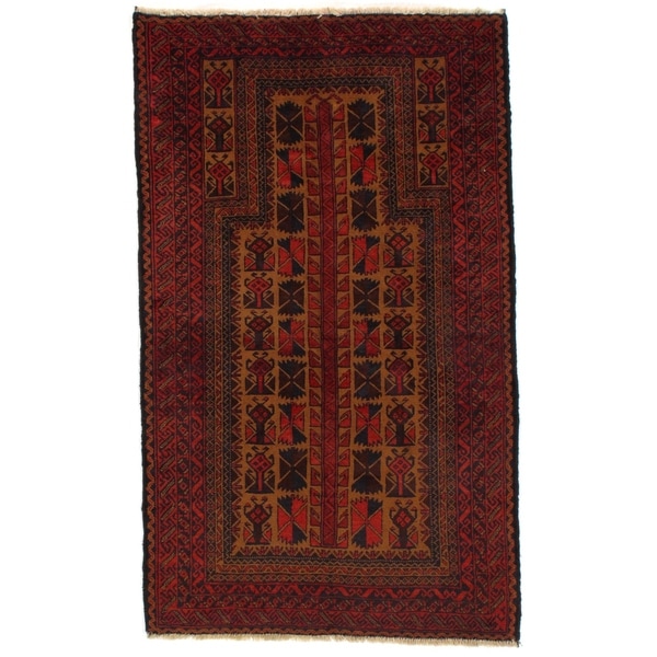 Pasargad DC Afghan Baluch Wool Rug - 4'8" X 6'8"
