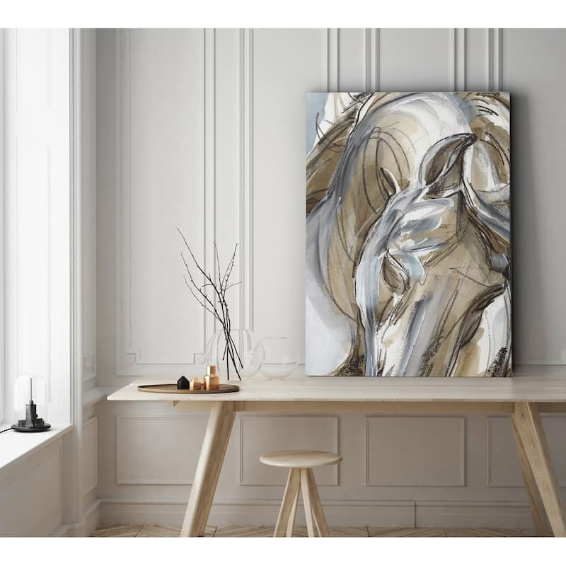 Horse Abstraction I - Premium Gallery Wrapped Canvas