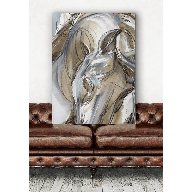 Horse Abstraction I - Premium Gallery Wrapped Canvas