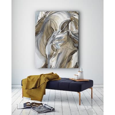 Horse Abstraction I - Premium Gallery Wrapped Canvas