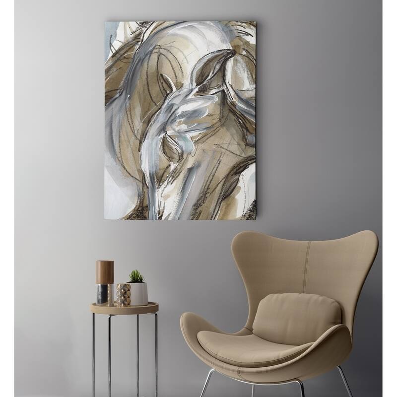 Horse Abstraction I - Premium Gallery Wrapped Canvas