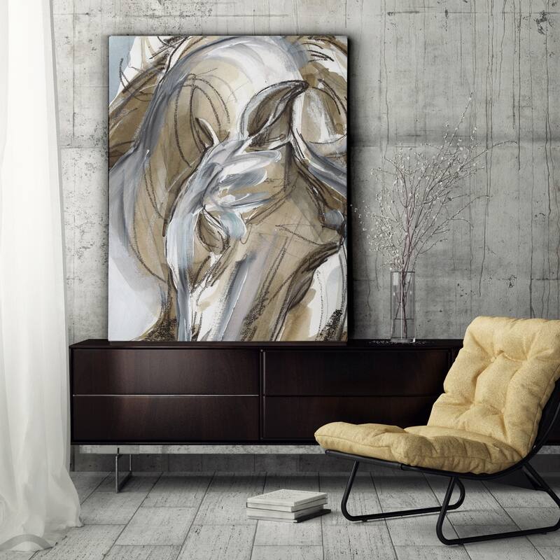 Horse Abstraction I - Premium Gallery Wrapped Canvas
