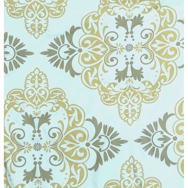 Shop Style Quarters Suri 7pc Comforter Set Gray And Taupe Damask