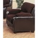 preview thumbnail 4 of 6, Coaster Furniture Monika Brown 3-piece Upholstered Living Room Set