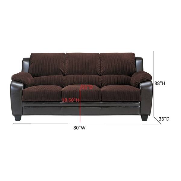 Coaster Furniture Monika Brown 3-piece Upholstered Living Room Set