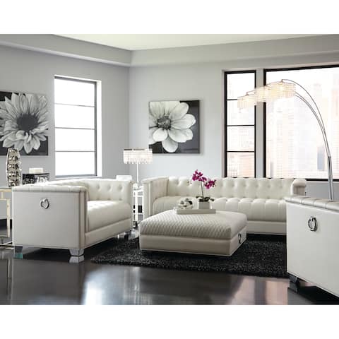 Modern Contemporary Living Room Furniture Sets Online At Chaviano Contemporary White 2 Piece Living Room Set Sofa And Loveseat
