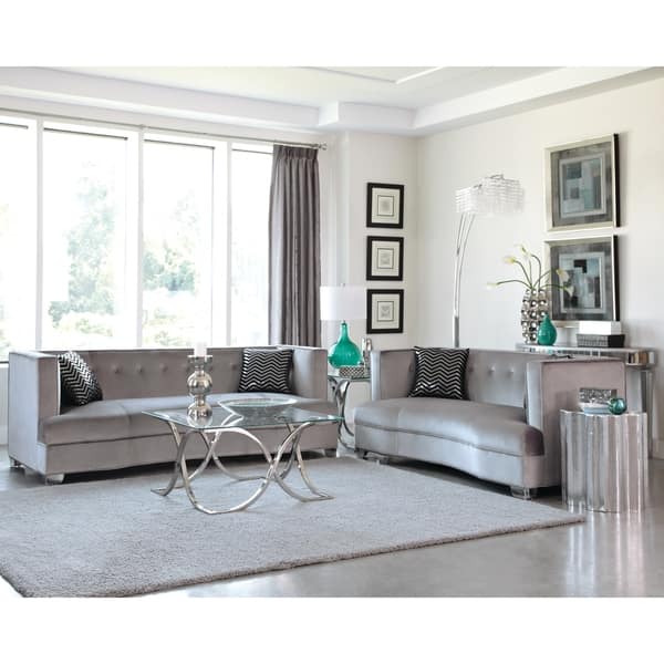 Shop Caldwell Silver 3 Piece Living Room Set N A On Sale