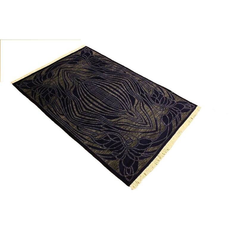 Kafkaz Peshawar Gene Rust/Rust Wool Rug (5'4 x 6'7) - 4 ft. x 6 ft. - 4 ft. x 6 ft.