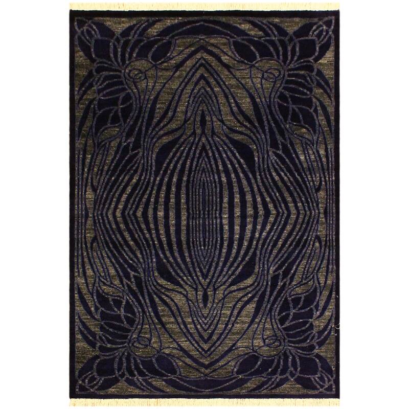 Kafkaz Peshawar Gene Rust/Rust Wool Rug (5'4 x 6'7) - 4 ft. x 6 ft. - 4 ft. x 6 ft.