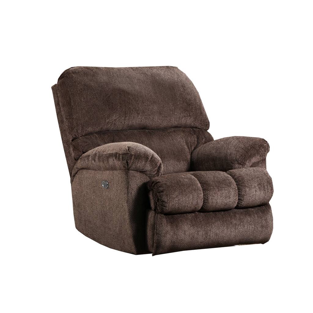 Simmons Upholstery Harlow Chestnut Power Rocker Recliner