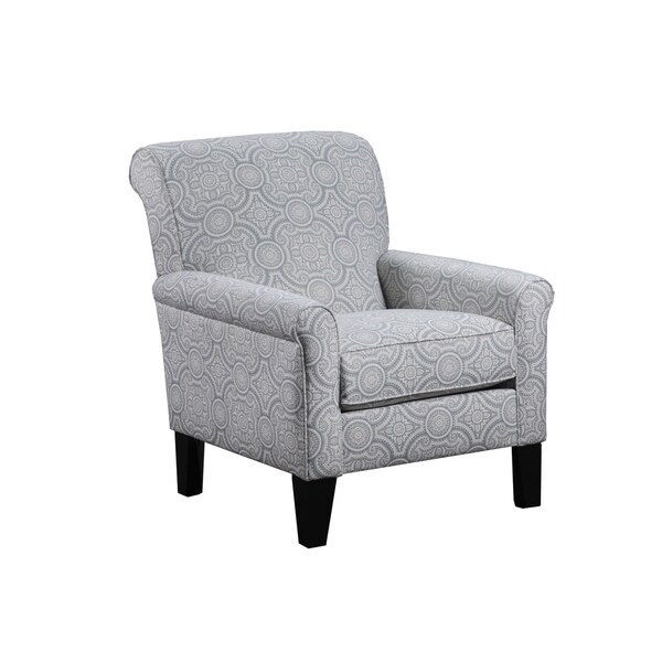 Shop Simmons Upholstery Fable Dove Neutral Accent Chair - Free Shipping