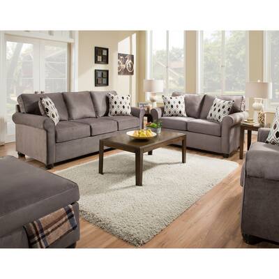 Simmons Upholstery Jojo Smoke Chair and a Half