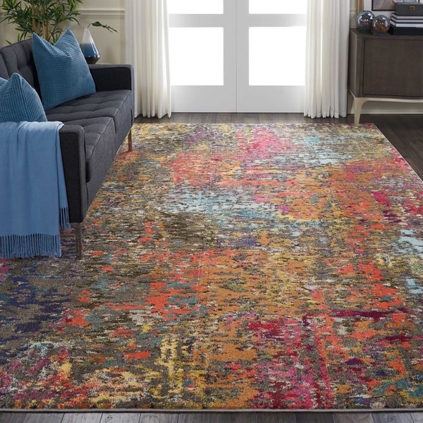 Nourison Celestial CES14 Abstract Area Rug