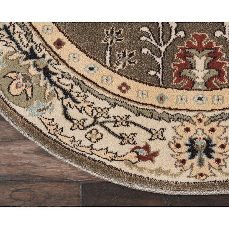Nourison Walden Traditional Persian Floral Bordered Area Rug