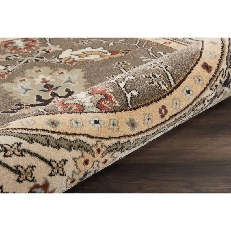 Nourison Walden Traditional Persian Floral Bordered Area Rug