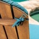Malibu Outdoor Acacia Wood Folding Adirondack Chairs with Cushions (Set of 2) by Christopher Knight Home - Thumbnail 4