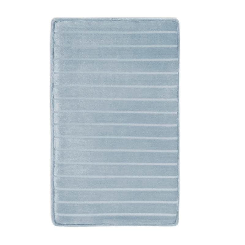 MICRODRY SoftLux Braided Bath Mats for Bathroom, Super Absorbent Bath Mat,  Charcoal Infused Memory Foam Bathroom Rugs with GripTex Skid-Resistant